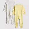 0-24 meses | Paquete de 2 pijamas con cremallera