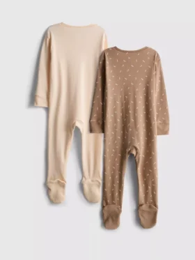 0-24 meses | Paquete de 2 pijamas con cremallera