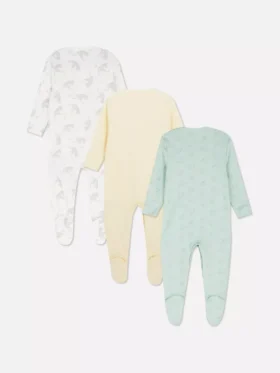 0-24 meses | Paquete de 3 pijamas con botones a presión de Dumbo de Disney