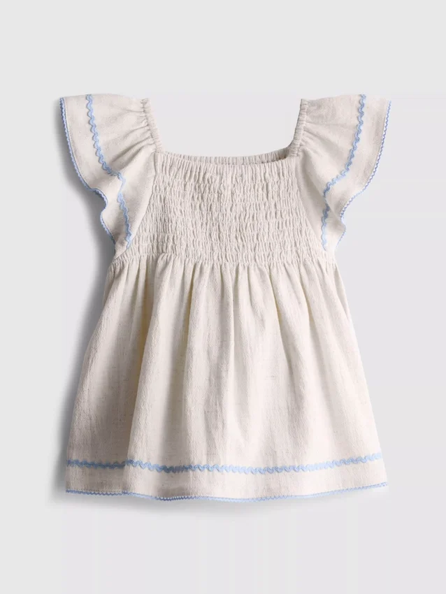 0-36 meses | Blusa con ribete ondulado