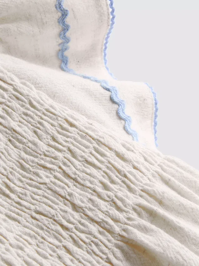 0-36 meses | Blusa con ribete ondulado