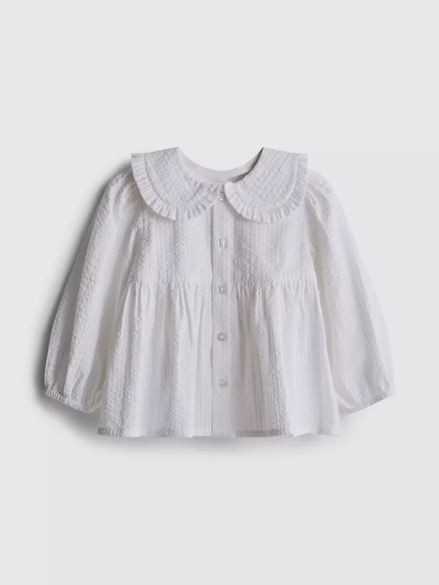 0-36 meses | blusa de manga larga con cuello