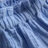 0-36 meses | Conjunto de blusita fruncida y pantalones cortos