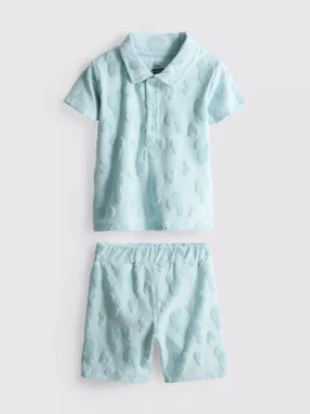 0-36 meses | Conjunto de camiseta de felpa y pantalones cortos de Mickey Mouse de Disney
