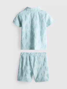 0-36 meses | Conjunto de camiseta de felpa y pantalones cortos de Mickey Mouse de Disney