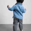 0-36 meses | Conjunto de camiseta de manga larga, pantalones y camisa de mezclilla