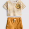 0-36 meses | Conjunto de camiseta holgada y pantalones cortos