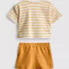 0-36 meses | Conjunto de camiseta holgada y pantalones cortos