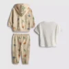 0-36 meses | Conjunto de camiseta, sudadera con capucha y pantalones de chándal de Jurassic World