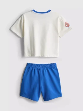 0-36 meses | Conjunto de camiseta y pantalones cortos con diseño de baloncesto