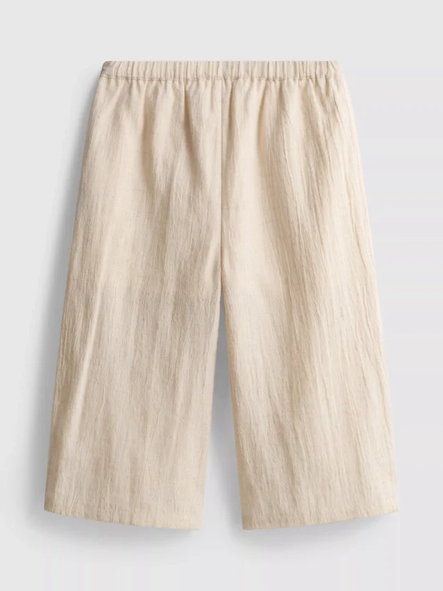 0-36 meses | Pantalones de pierna recta con apliques florales