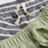 0-36 meses | Paquete de 2 pantalones cortos texturizados