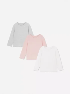 0-36 meses | Paquete de 3 camisas de manga larga
