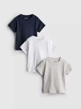 0-36 meses | Paquete de 3 camisetas de manga corta de pantalones cortos