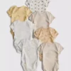 0-36 meses | Paquete de 7 bodies de pantalón corto de Disney «El Rey León»