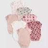 0-36 meses | Paquete de 7 bodies de pantalones cortos de Minnie Mouse de Disney