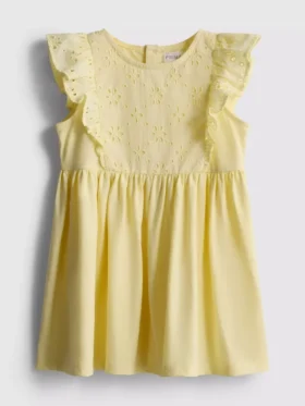 0-36 meses | Vestido tipo smock con bordado inglés