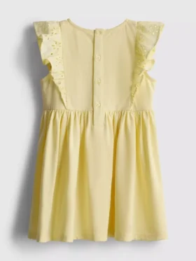 0-36 meses | Vestido tipo smock con bordado inglés