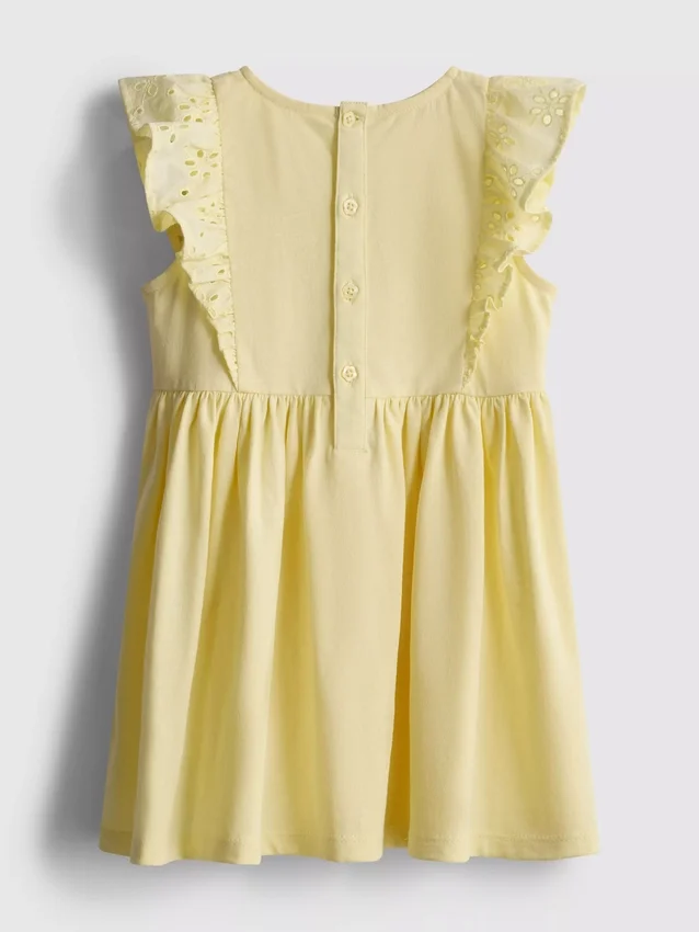 0-36 meses | Vestido tipo smock con bordado inglés