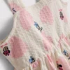 0-36 meses | Vestido tipo smock con textura de Minnie Mouse y Daisy Duck de Disney