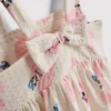 0-36 meses | Vestido tipo smock con textura de Minnie Mouse y Daisy Duck de Disney