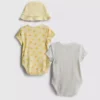 0-9 meses | Conjunto para recién nacidos con mis primeros bodies de vacaciones y gorrito para el sol