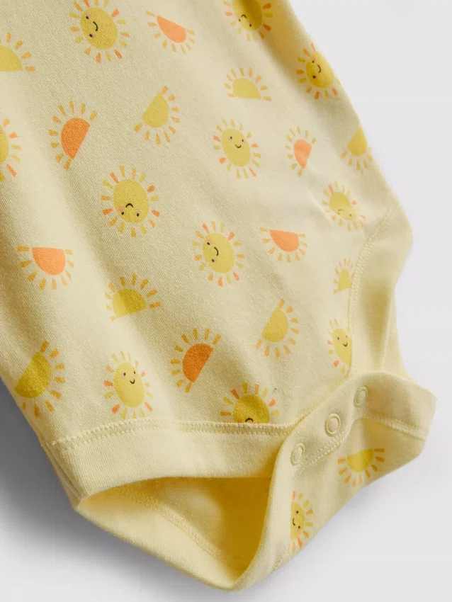 0-9 meses | Conjunto para recién nacidos con mis primeros bodies de vacaciones y gorrito para el sol