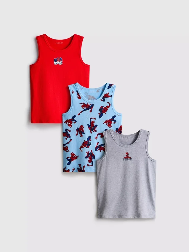 1,5-10 años | Paquete de 3 camisetas sin mangas de Marvel Spider-Man