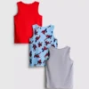 1,5-10 años | Paquete de 3 camisetas sin mangas de Marvel Spider-Man