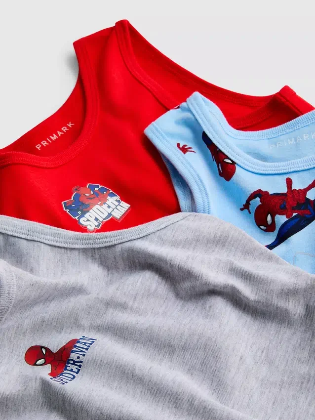 1,5-10 años | Paquete de 3 camisetas sin mangas de Marvel Spider-Man