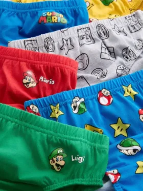 1,5-10 años | Paquete de 6 calzoncillos de Super Mario