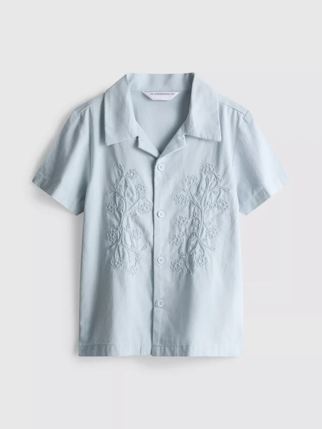 1,5-12 años | Camisa bordada con motivos florales de algodón de The Edit