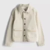1,5-12 años | Chaqueta tipo «shacket» de mezclilla de rayas finas de algodón de The Edit