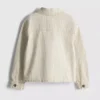 1,5-12 años | Chaqueta tipo «shacket» de mezclilla de rayas finas de algodón de The Edit