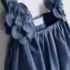 1,5-12 años | Conjunto de blusa y falda con apliques florales en mezcla de lino de The Edit