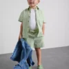 1,5-12 años | Conjunto de camisas y pantalones cortos a cuadros de Stacey Solomon