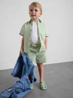 1,5-12 años | Conjunto de camisas y pantalones cortos a cuadros de Stacey Solomon