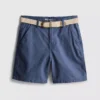 1,5-12 años | Pantalones cortos chino con cinturón de mezcla de lino de la colección «The Edit»