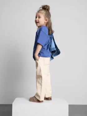 1,5-12 años | Pantalones de algodón con costuras en contraste de la colección «The Edit»