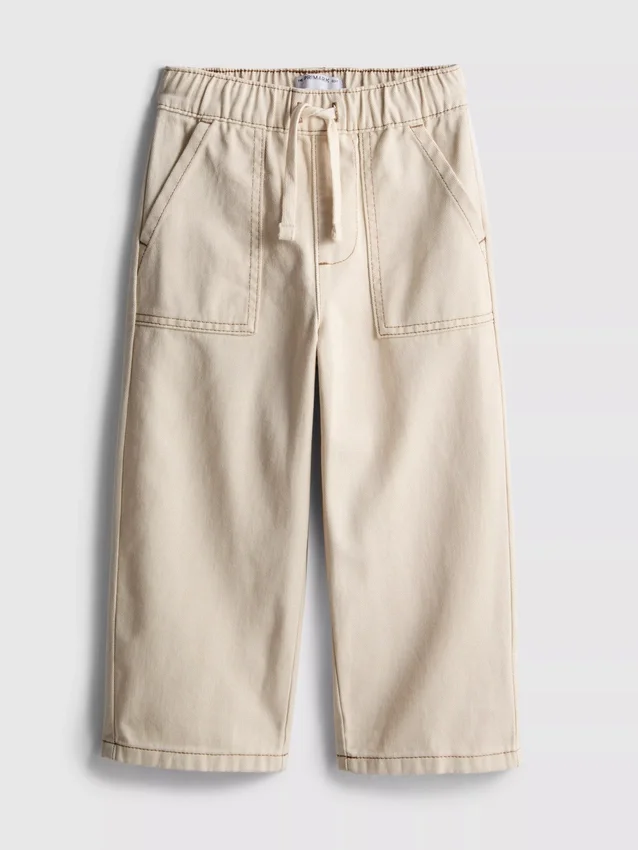 1,5-12 años | Pantalones de algodón con costuras en contraste de la colección «The Edit»