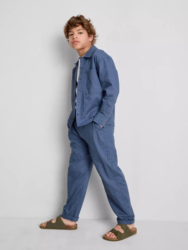 1,5-12 años | Pantalones de mezcla de lino de The Edit