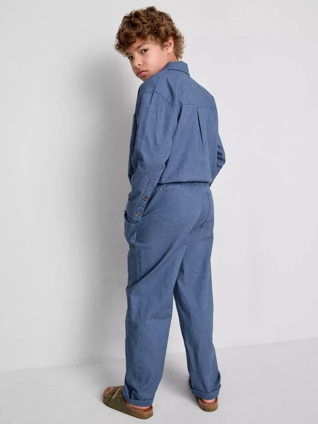 1,5-12 años | Pantalones de mezcla de lino de The Edit