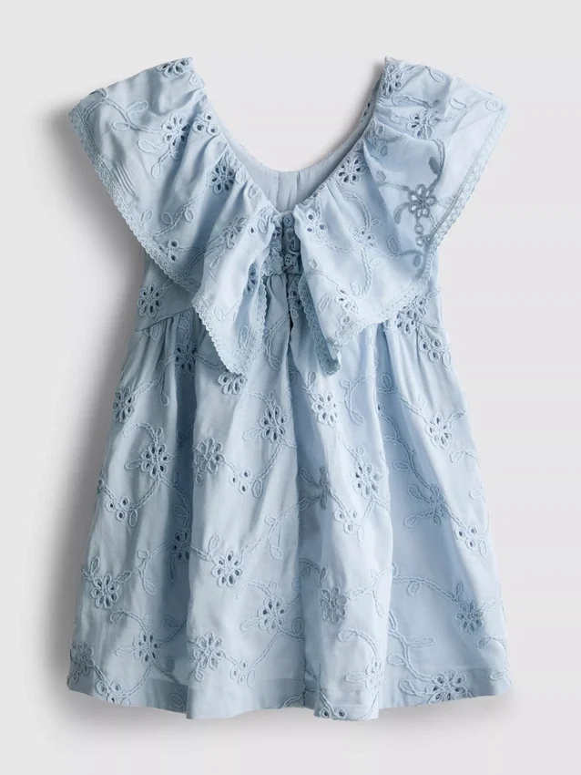 1,5-12 años | Vestido tipo smock con bordado floral de The Edit