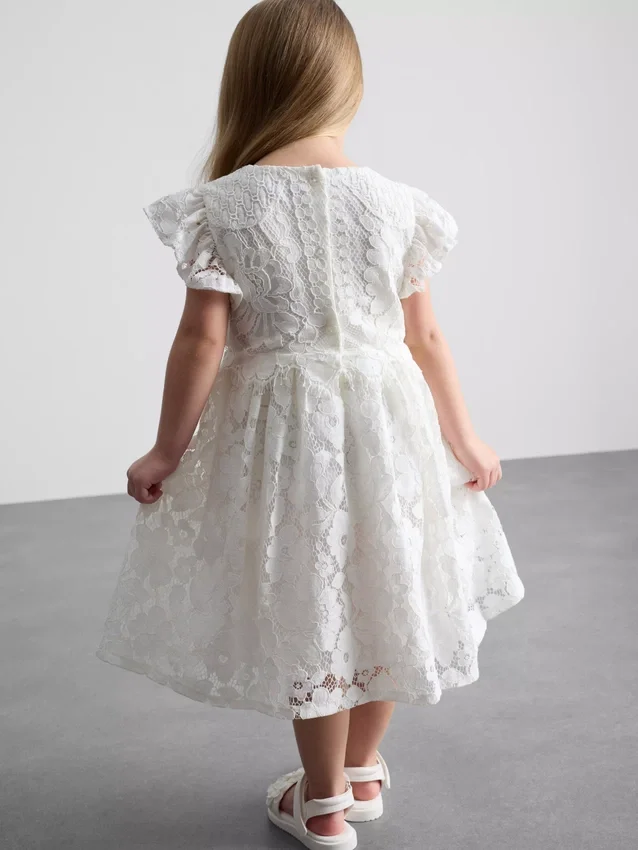 1,5-12 años | vestido tipo smock de encaje de The Edit