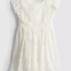 1,5-12 años | vestido tipo smock de encaje de The Edit