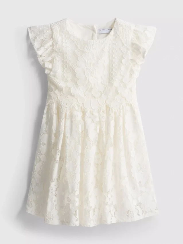 1,5-12 años | vestido tipo smock de encaje de The Edit