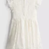 1,5-12 años | vestido tipo smock de encaje de The Edit