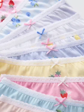 1,5-14 años | Paquete de 10 calzoncillos con diseño de frutas y los días de la semana