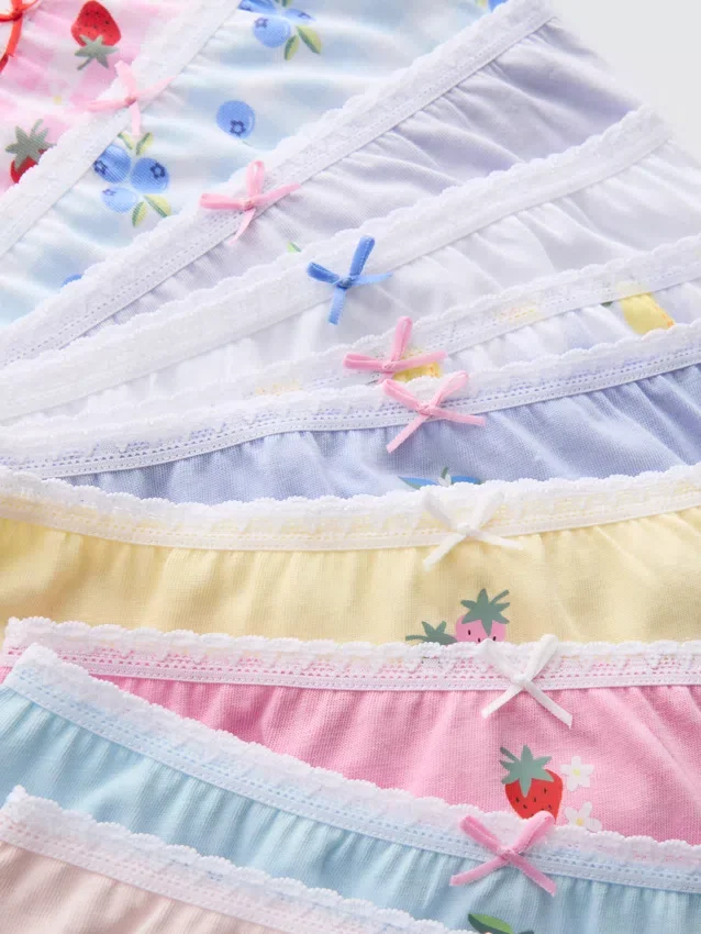 1,5-14 años | Paquete de 10 calzoncillos con diseño de frutas y los días de la semana