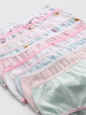 1,5-14 años | Paquete de 10 calzoncillos con diseño de sirena